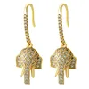 98856 xuping elephant head fashion jewelry bangkok, fashion jewelry accesorios venta por mayor, 14k earring fashion jewelry