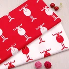 Fonesun-C248 Christmas stretch customize printed cotton knitting fabric for children clothing