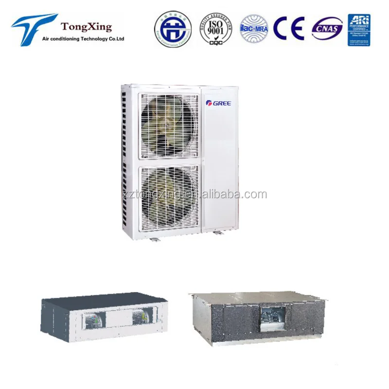Hybrid duct type air conditioner 220V solar powered air conditioner split unit