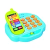 Electric musical kids learning baby telephone toy for sale