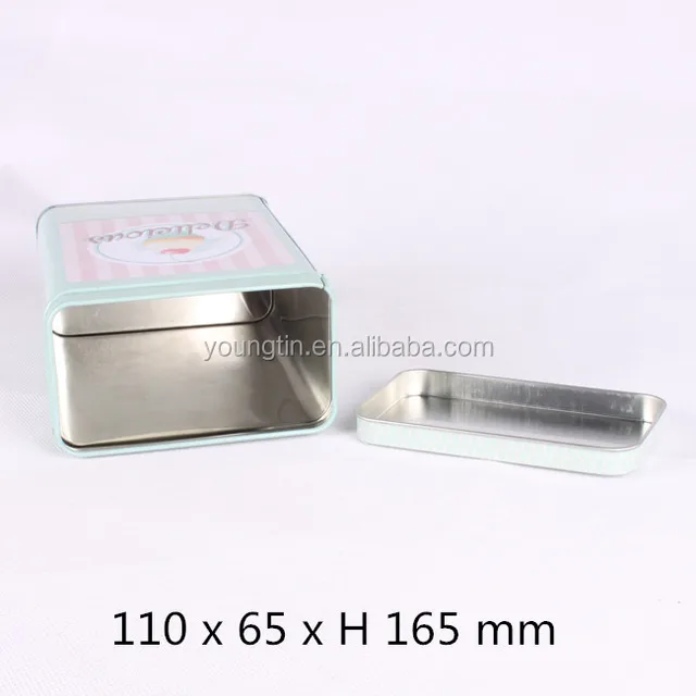 23mm metal tinplate recycled material candy package  empty gift