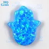 blue opal jewelry ethiopian opal rough hamsa 8*10mm