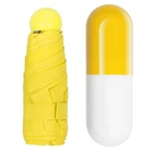 5 Folding Hot Selling Fashion Innovative Sun / Rain Capsule Umbrella Good Price Customized Design Tiny Pocket Umbrella