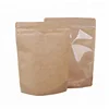 Top Quality Food Packaging Kraft Paper Ziplock Bag