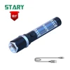 New arrival emergency camping high bright multi purpose function led torch light with solar power bank