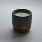 custom scented candle in glass jar luxury with box private label