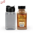 140ml Empty Hot Fill Food Grade Plastic Spice Jar Pepper Shaker Plastic Bottle with Flip Lid