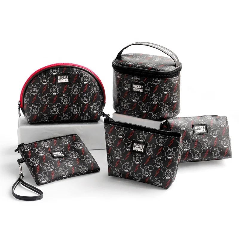 Disney PVC Black 5pcs Cosmetic Bag Set Makeup Pouch Bag Coin Purses Key Storage Bag
Disney PVC Black 5pcs Cosmetic Bag Set Makeup Pouch Bag Coin Purses Key Storage Bag