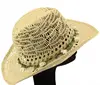 Wholesale fantastic straw hat Factory Custom women handmade cowboy straw hat