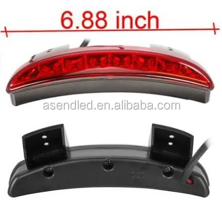 Smoke Chopped Fender Edge LED Tail Light Turn Signals For Harley Sportster XL883.JPG