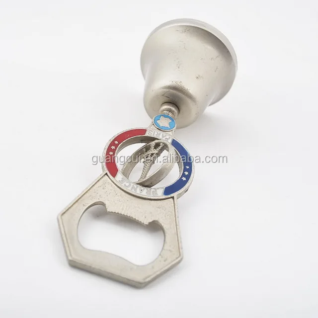 paris france tourism souvenir metal bell bottle opener