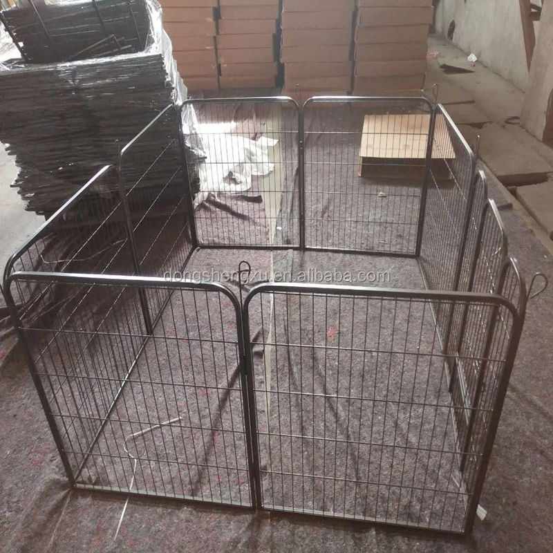low price high quality foldable wire mesh dog cage large metal pet cages dog kennel