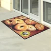 High Digital Printing Polyester Rubber Backed Rugs Rubber Backed Washable Rugs