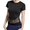Women T shirts Gym Fashion Design Short Sleeve Tshirt Lycra Sportswear Fitness & Yoga Wear Sports T Shirt