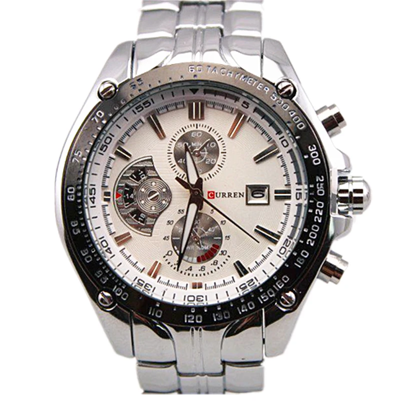 

Curren 8083 Steel watch Brand Luxury Full Stainless Steel Analog Date relogio masculino Mens Quartz Casual Watch Men Wristwatch