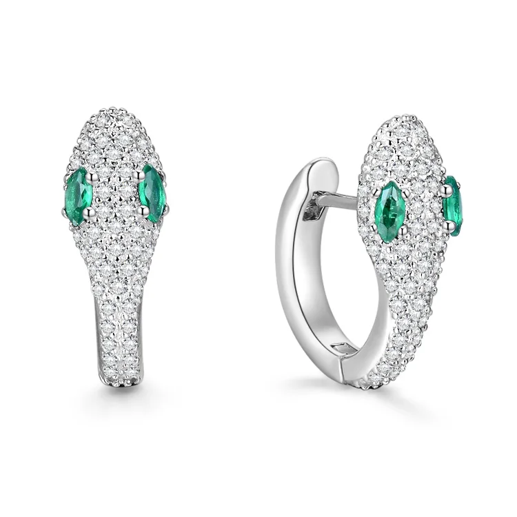 POLIVA Big Brand 925 Sterling Silver Nickel Free Cubic Zirconia Snake Earrings Minimalist
POLIVA Big Brand 925 Sterling Silver Nickel Free Cubic Zirconia Snake Earrings Minimalist