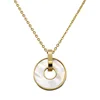 Fashion new design imitation jewelry stainless steel 18k gold necklace