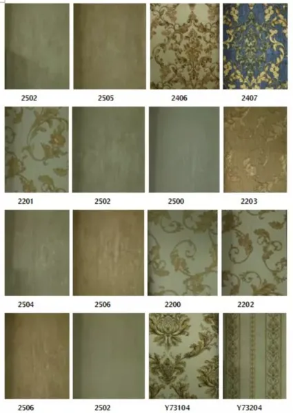 Chinese style waterproof fabric vinyl wallpaper Chinese style waterproof fabric vinyl wallpaper