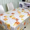PVC Material Floral Printed Home Decor Waterproof & Oilproof Pool Table Cloth