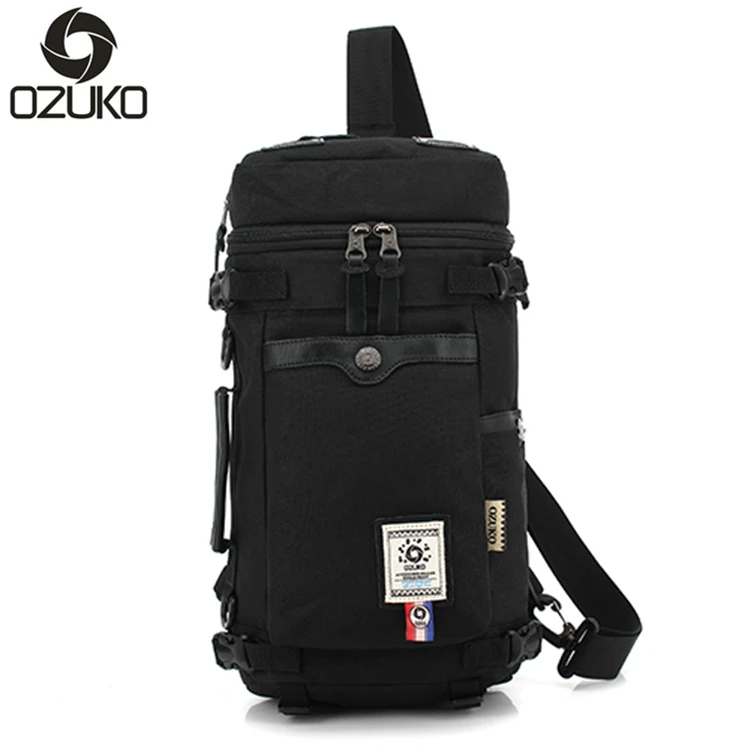 Ozuko New Crossbody Single Shoulder Waterproof Travel Vintage Large Capacity Multi-Function Sling Bag, Black-gray-blue
Ozuko New Crossbody Single Shoulder Waterproof Travel Vintage Large Capacity Multi-Function Sling Bag, Black-gray-blue
