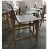 Popular simple design wood top outdoor garden bar stool and bar chair YB107
