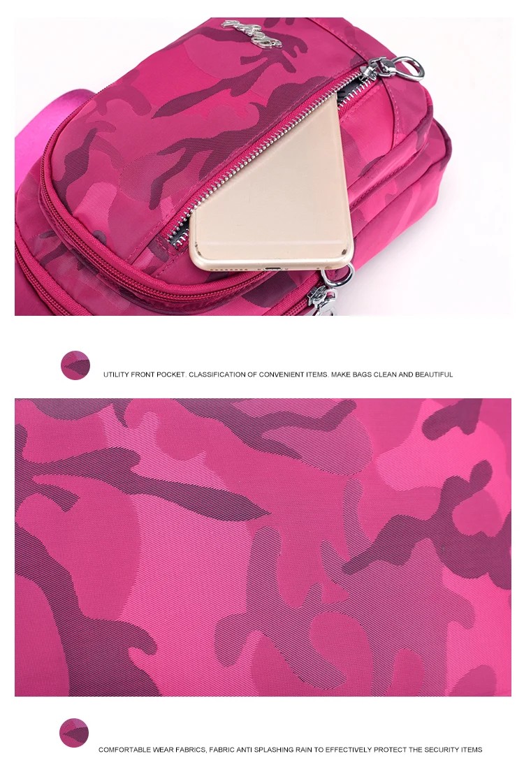 Nylon Chest Pack Waterproof Casual Female Crossbody Shoulder Bag Camouflage Women Messenger Bags Sling Chest Pack Women Bag Nylon Chest Pack Waterproof Casual Female Crossbody Shoulder Bag Camouflage Women Messenger Bags Sling Chest Pack Women Bag