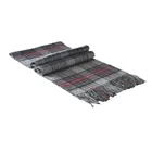 BLUE PHOENIX super soft woolen woven plaid double sided 100% wool scarf