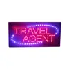19*10 Inches Travel Agent LED Sign for Booming Business, Hot Sale on Amazon LED Signs Factory from China