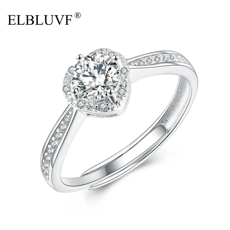 ELBLUVF 925 Sterling Silver Delicate Heart Zircon Rings Jewelry For Wedding Ring For Women/Ladies/Girls
ELBLUVF 925 Sterling Silver Delicate Heart Zircon Rings Jewelry For Wedding Ring For Women/Ladies/Girls