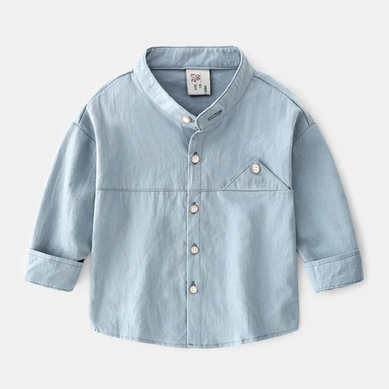 Kids Spring Autumn Wholesale Children's Cotton Solid Lapel Long Sleeve Shirt For 2-6Y Boys, Picture
Kids Spring Autumn Wholesale Children's Cotton Solid Lapel Long Sleeve Shirt For 2-6Y Boys, Picture