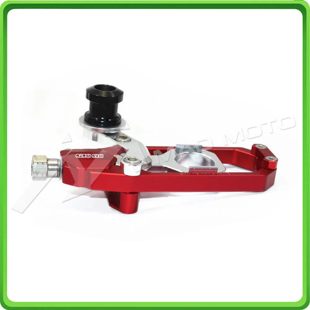Chain Tensioner Adjuster with bobbins for HONDA CBR 1000 RR CBR1000RR 2008 2009 2010 2011 2012 2013 2014 2015 2016 Red&Silver (9)