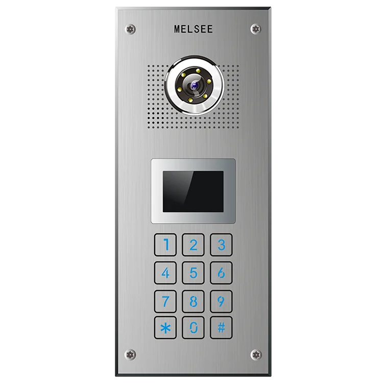 Oem Odm Multi Apartment Color Video Doorbell Wired Door Phone Video Intercom Unlock Building System View Oem Odm Apartment Video Doorbell Melsee