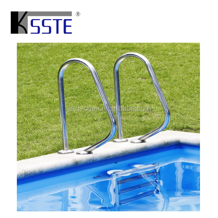 Removable stainless steel swimming pool handrail accessories