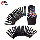 36pcs Nylon Case packed Dual tip Permanent Fabric Marker