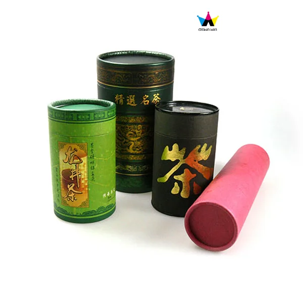 health food chinese tea gift tube box wholesale