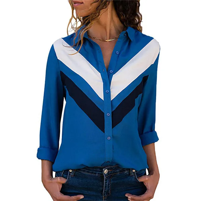 Fashion Elegant Women V Neck Blouse Plus Size Shirts for Office Wear Button-up Slim Fitting Tops Blouses
Fashion Elegant Women V Neck Blouse Plus Size Shirts for Office Wear Button-up Slim Fitting Tops Blouses