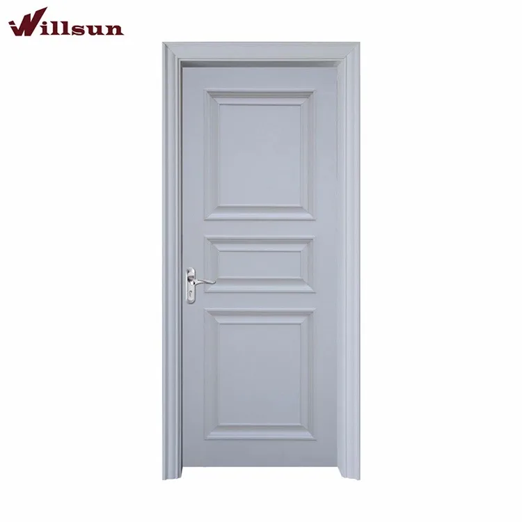 Modern 3 Panel White Paint Interior Doors Design For Kitchen Buy