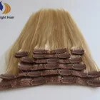 Double Weft 100% Remy Human Hair Clip in Extensions 8A 9A 10A good Quality Full Head Soft Silky Straight