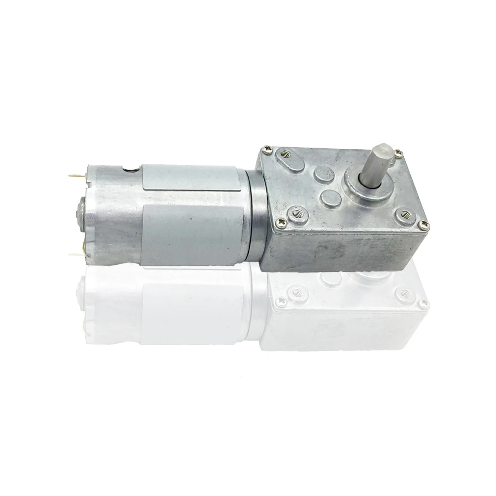Customized Low speed miniature 24v dc worm gear motor with encoder 36mm