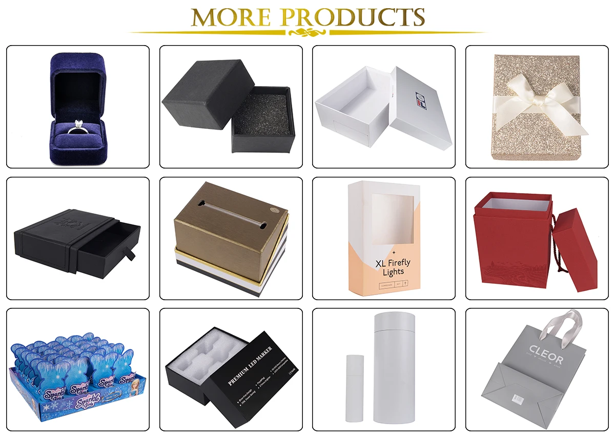 friendly natural material luxury acrylic a gift box packaging