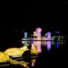 Christmas Festival Chinese Lantern Silk Lantern Animal Display