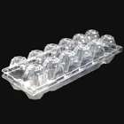 Free Samples 12 Packs Egg Clamshell Blister PVC Plastic Packaging Tray/Box