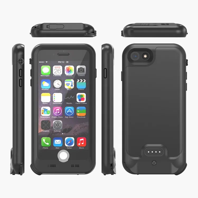 Wholesale high quality tpu pc sport transparent waterproof charger battery mobile case for iphone 8
Wholesale high quality tpu pc sport transparent waterproof charger battery mobile case for iphone 8