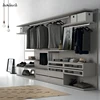 Open simple latest wardrobe door design wood wardrobe bedroom/dining room furniture