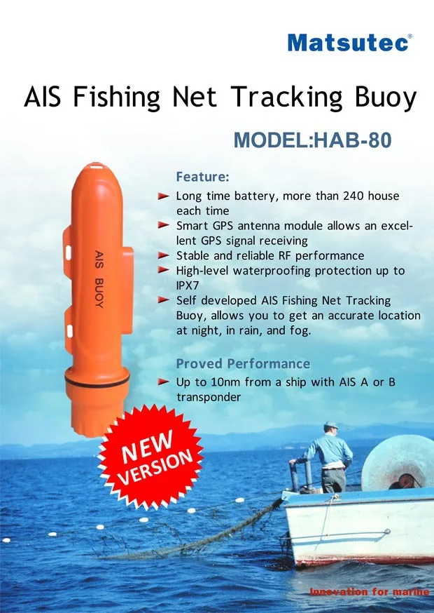 Fishing net Tracking Device GPS/AIS buoy