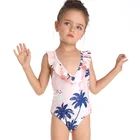 2019 V-neck Sexy Children Swimwear Kids Bikini