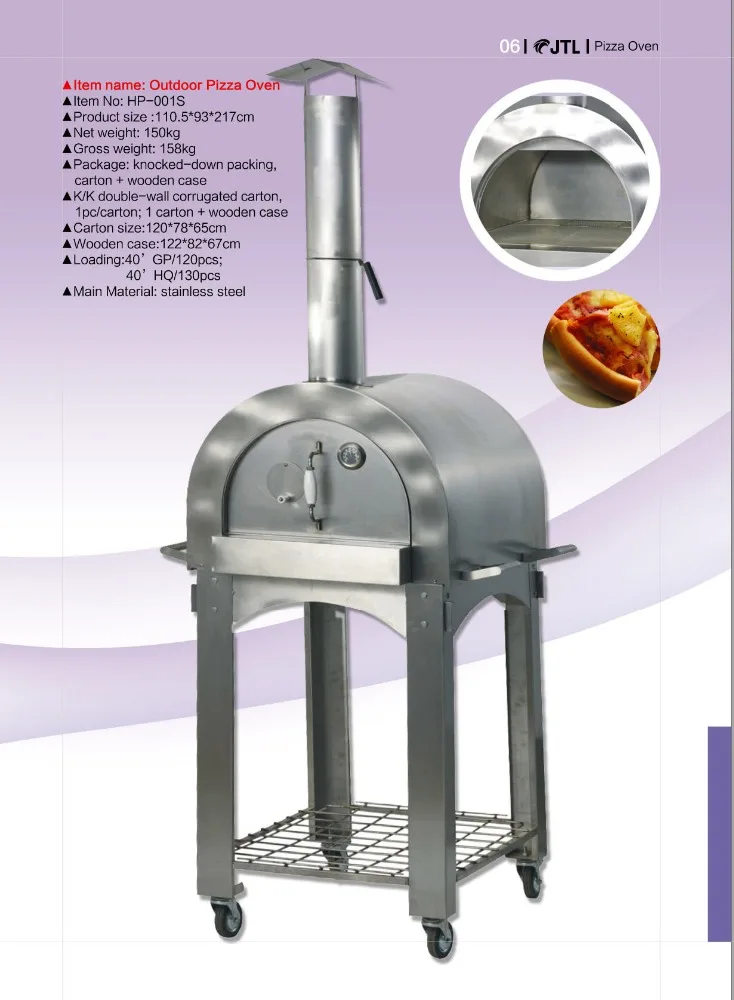 Stainless Steel Charcoal Bbq Grill Pizza Oven Buy Stainless Steel