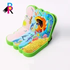 Custom Recordable Children Educational Fabric Baby Cloth Book