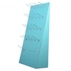 Triangle Shaped Paper Pegboard Display POP Cardboard Hooks Display for Hanging Products