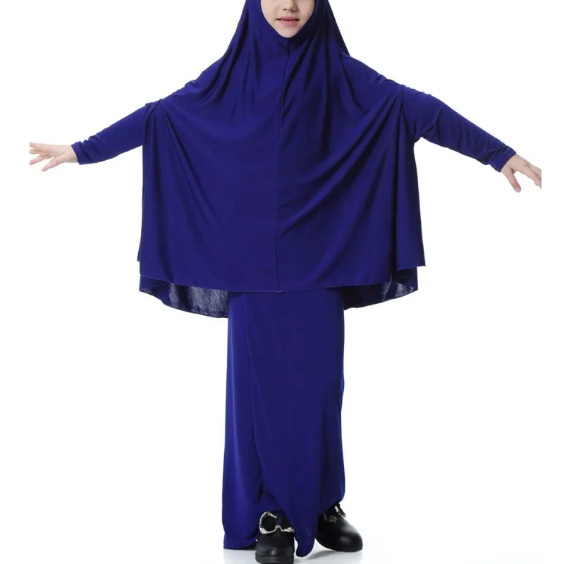 12 Color Ethnic Clothing For Girls Muslim Middle East Style Hooded Cloak Loose Long Sleeve Tops and Long Skirt Set 2 Piece
12 Color Ethnic Clothing For Girls Muslim Middle East Style Hooded Cloak Loose Long Sleeve Tops and Long Skirt Set 2 Piece
